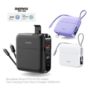 Pin Sạc Dự Phòng Remax RPP-553 20000mAh – Đa Năng 3in1, Sạc Nhanh, Tiện Dụng